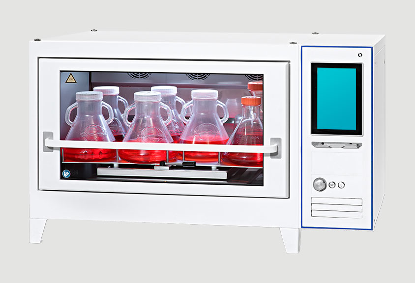 Schüttelmaschine für die Kultivierung von Zellkulturen im Labor Schüttelmaschine für die Kultivierung von Zellkulturen im Labor Kontron Electronics Schweiz Rotkreuz